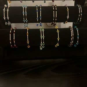 Gold filled beaded birthstone bracelet custom made orders need size and color.